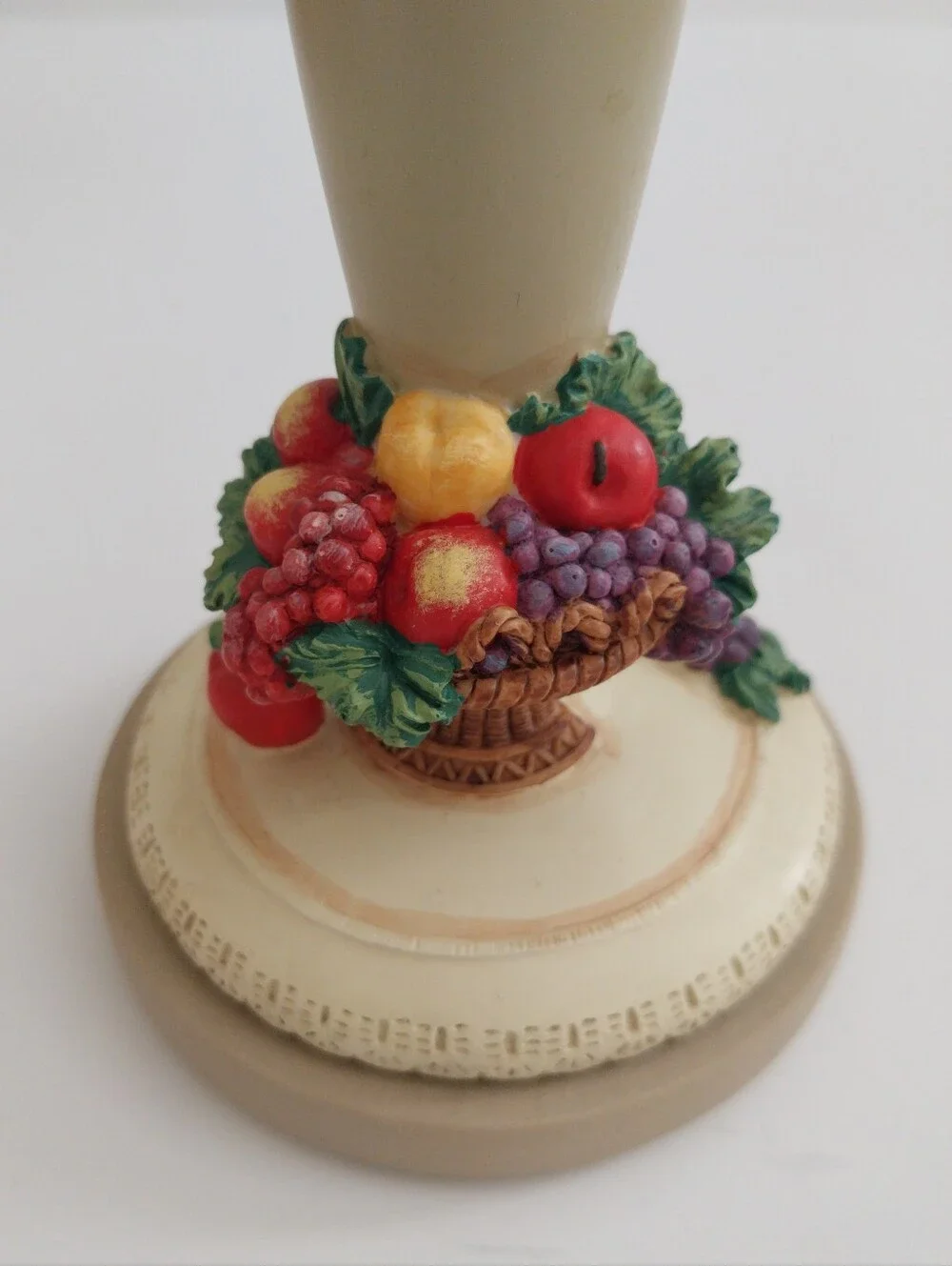 Vintage 1997 Brown Bag Cookie Art Cookie Stamp Fruit Basket Number 27 Like New